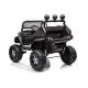Juodas akumuliatorinis automobilis Mercedes Unimog S