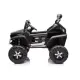 Juodas akumuliatorinis automobilis Mercedes Unimog S