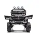 Juodas akumuliatorinis automobilis Mercedes Unimog S