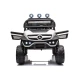 Baltas akumuliatorinis automobilis Mercedes Unimog S Automobiliai