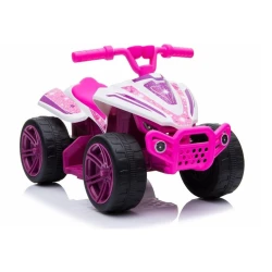 TR1805 akumuliatorinis rožinis keturratis