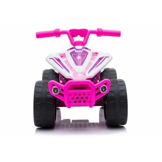 TR1805 akumuliatorinis rožinis keturratis Automobiliai