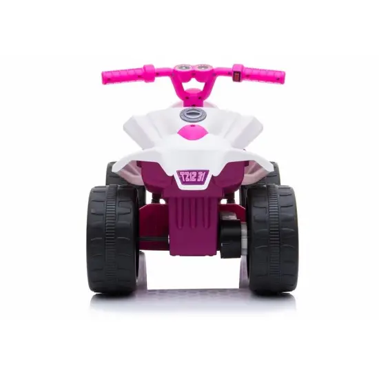 TR1805 akumuliatorinis rožinis keturratis Automobiliai