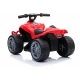 Raudonas baterijomis maitinamas keturratis Elektrinės mašinėlės vaikams