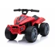 Raudonas baterijomis maitinamas keturratis Elektrinės mašinėlės vaikams