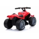 Raudonas baterijomis maitinamas keturratis Elektrinės mašinėlės vaikams