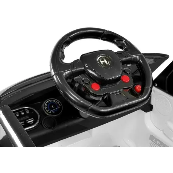 Baltas elektrinis automobilis HL1638 Automobiliai
