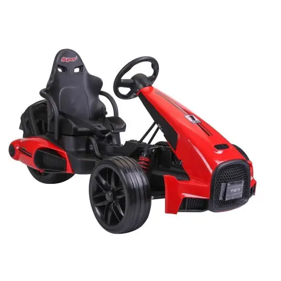 Elektrinis raudonas kartingas CH9939