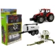 Traktoriaus rinkinys su priedais Žaisliniai automobiliai