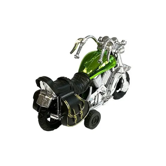 Moving motorcycle set 4 parts