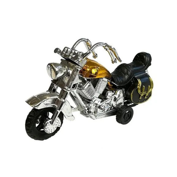 Moving motorcycle set 4 parts