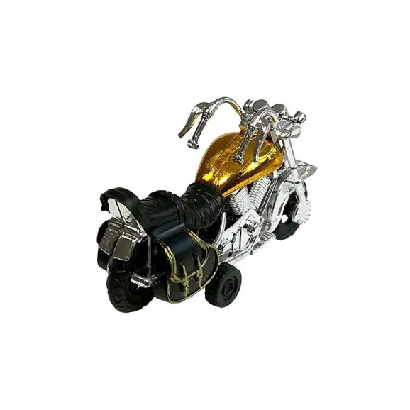 Moving motorcycle set 4 parts