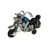 Moving motorcycle set 4 parts