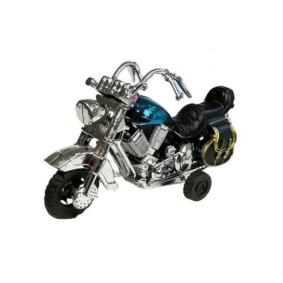 Moving motorcycle set 4 parts