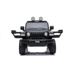 Elektrinis juodas visureigis Jeep Rubicon 4x4