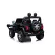 Elektrinis juodas visureigis Jeep Rubicon 4x4