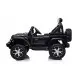 Elektrinis juodas visureigis Jeep Rubicon 4x4