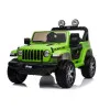 Jeep Rubicon 4x4 zielony SUV z napędem elektrycznym