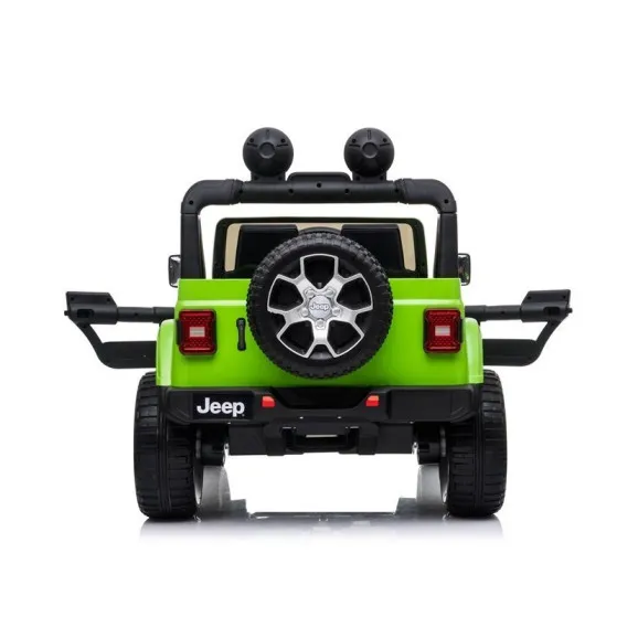 Jeep Rubicon 4x4 zielony SUV z napędem elektrycznym