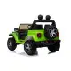 Elektrinis žalias visureigis Jeep Rubicon 4x4