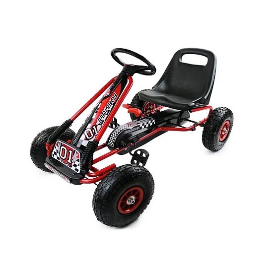 Raudonas kartingas vaikams A-15