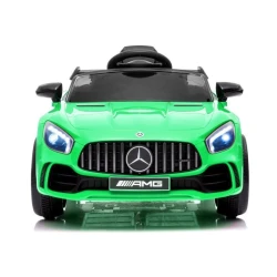 Elektrinis žalias automobilis Mercedes AMG GT R
