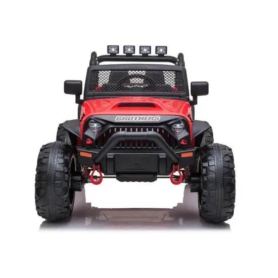 Raudonas elektrinis visureigis Jeep JC666