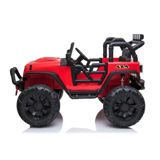 Raudonas elektrinis visureigis Jeep JC666