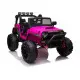 Rožinis elektrinis visureigis Jeep JC666