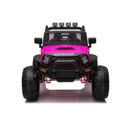Rožinis elektrinis visureigis Jeep JC666