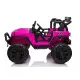Rožinis elektrinis visureigis Jeep JC666