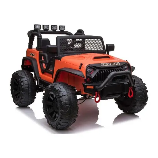 Oranžinis elektrinis visureigis Jeep JC666