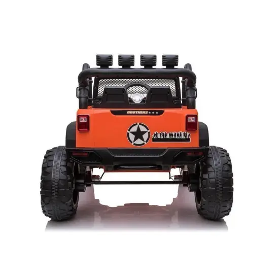 Oranžinis elektrinis visureigis Jeep JC666