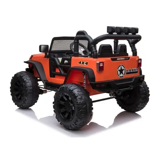 Oranžinis elektrinis visureigis Jeep JC666