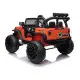 Oranžinis elektrinis visureigis Jeep JC666