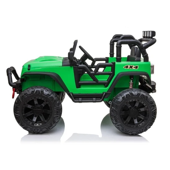 Žalias elektrinis visureigis Jeep JC666