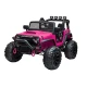 Rožinis elektrinis visureigis Jeep JC666