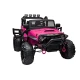 Rožinis elektrinis visureigis Jeep JC666