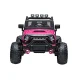 Rožinis elektrinis visureigis Jeep JC666