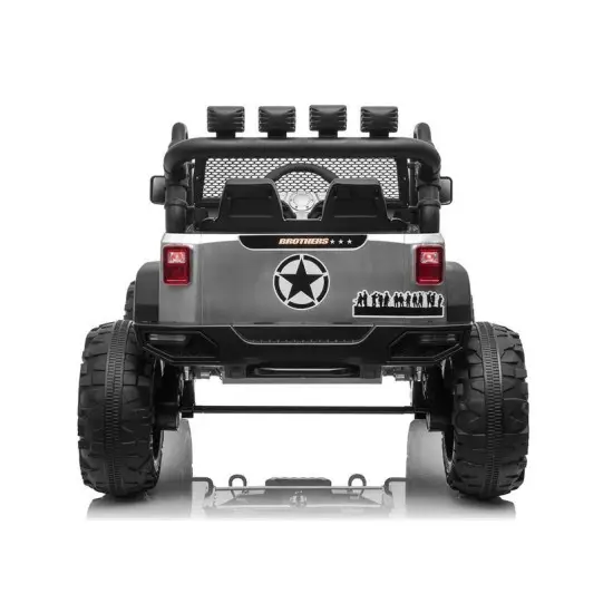 Sidabrinis elektrinis visureigis Jeep JC666