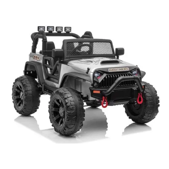 Sidabrinis elektrinis visureigis Jeep JC666