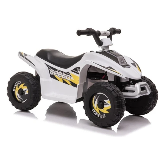 Baltas baterijomis maitinamas keturratis XMX612 Elektrinės mašinėlės vaikams