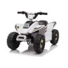Biały quad XMX612 z zasilaniem akumulatorowym Maszyny elektryczne dla dzieci