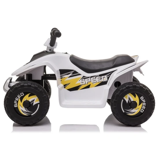 Baltas baterijomis maitinamas keturratis XMX612 Elektrinės mašinėlės vaikams