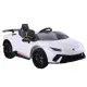 Elektrinis baltas automobilis Lamborghini Huracan