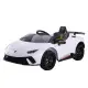 Elektrinis baltas automobilis Lamborghini Huracan