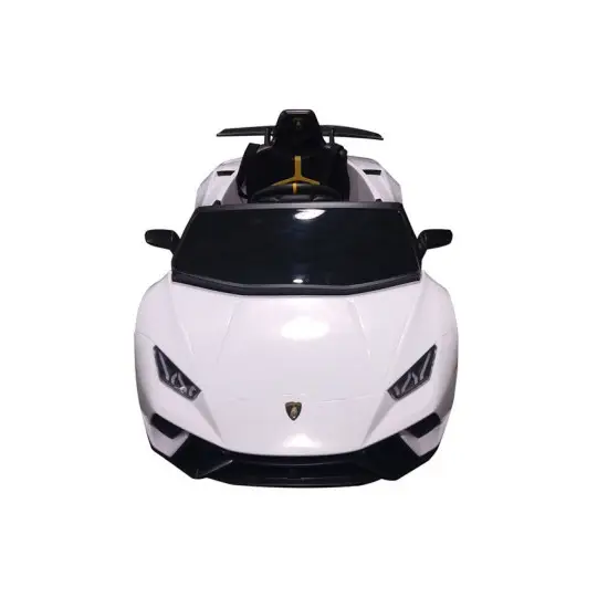 Elektrinis baltas automobilis Lamborghini Huracan