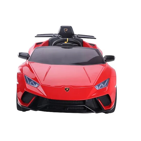 Elektrinis raudonas automobilis Lamborghini Huracan