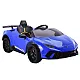 Elektrinis mėlynas automobilis Lamborghini Huracan