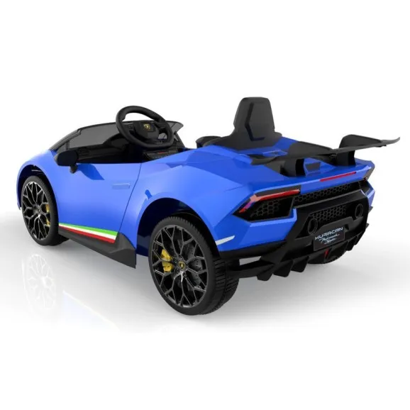 Elektrinė mašinėlė vaikams Lamborghini Huracan, mėlyna